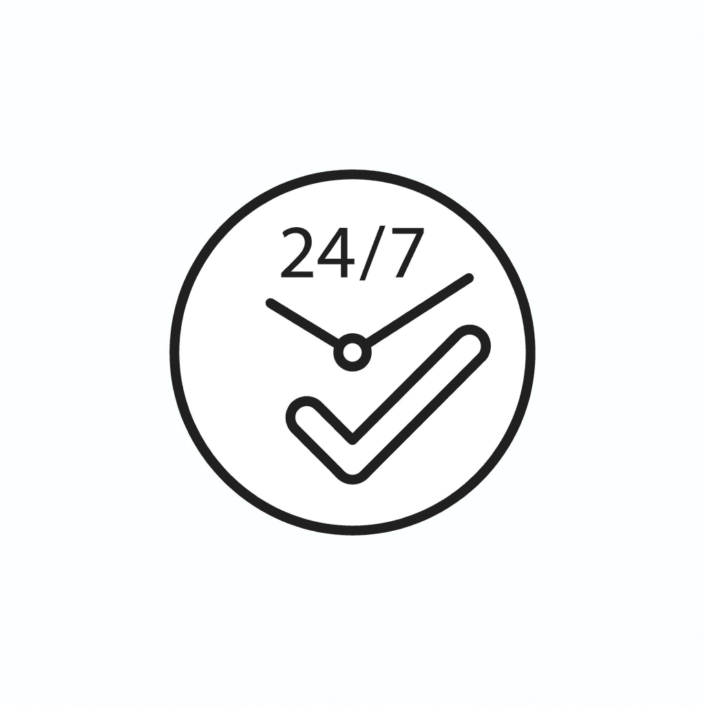 24/7 Beschikbaarheid